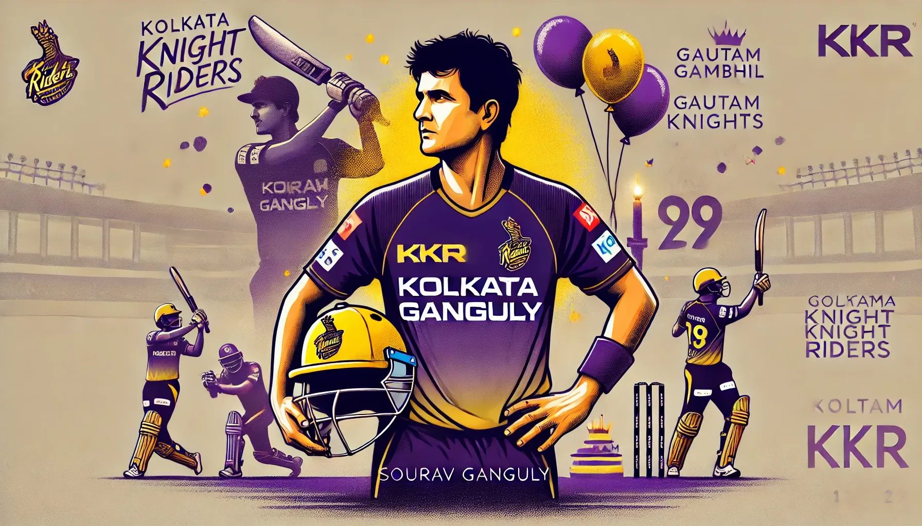 Ganguly KKR Mentor? Birthday Wish Hints