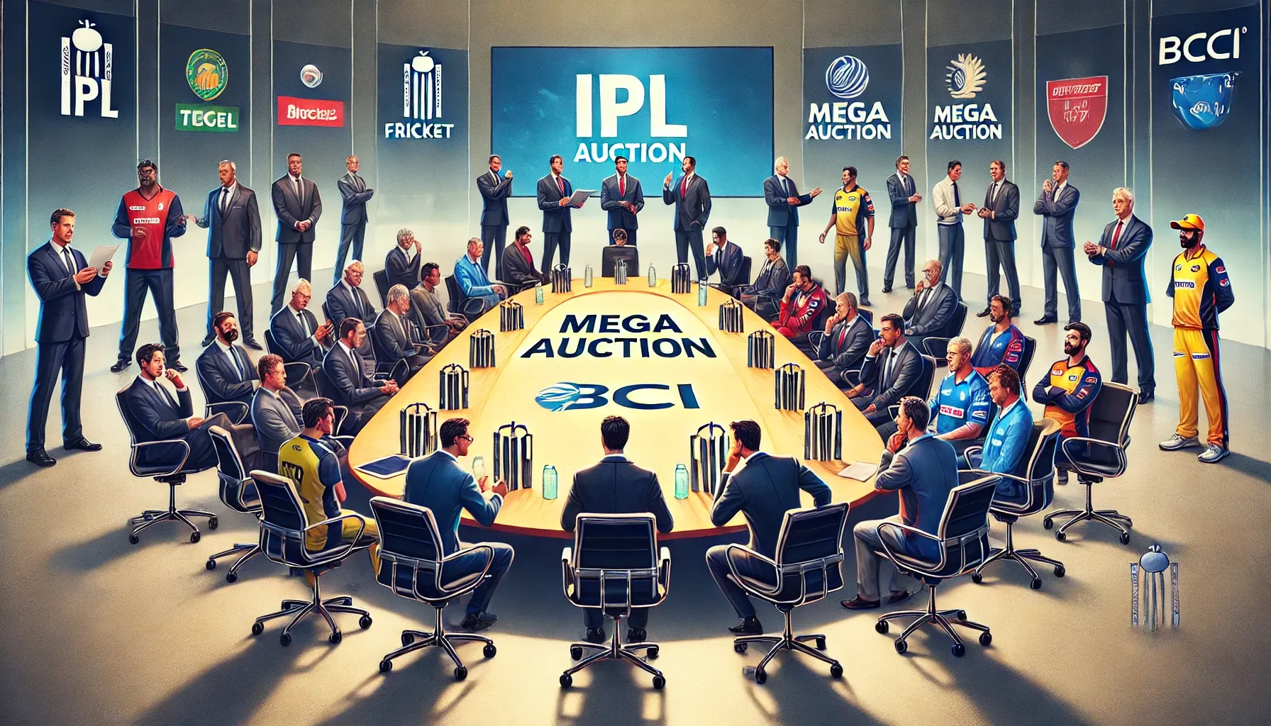 IPL Owners, BCCI Discuss Mega Auction in Mumbai