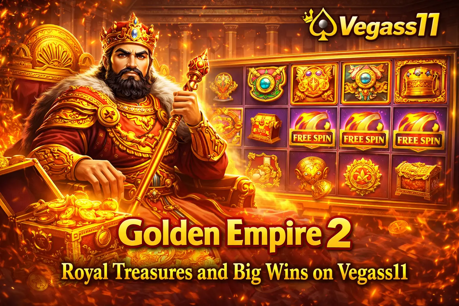 Golden Empire 2 Slot Review – Royal Treasures and Big Wins on Vegass11