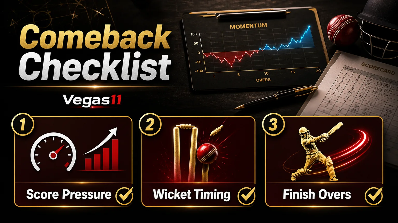 Comeback checklist for reading IPL match momentum on Vegas11