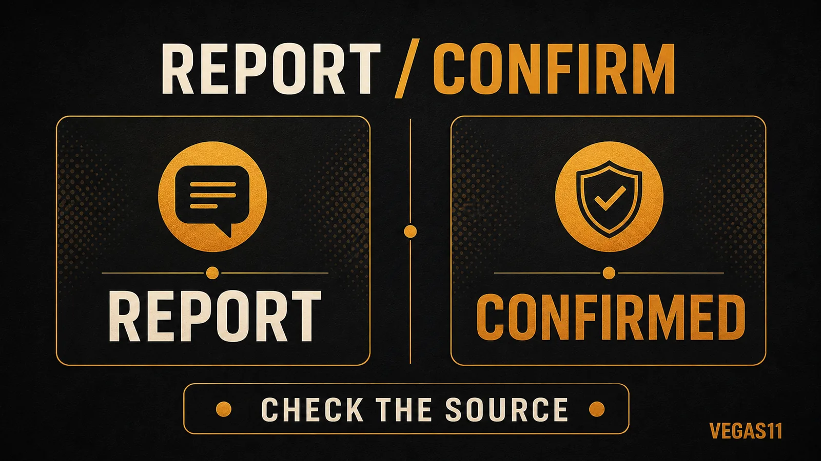 Editorial graphic separating cricket reports from official confirmation