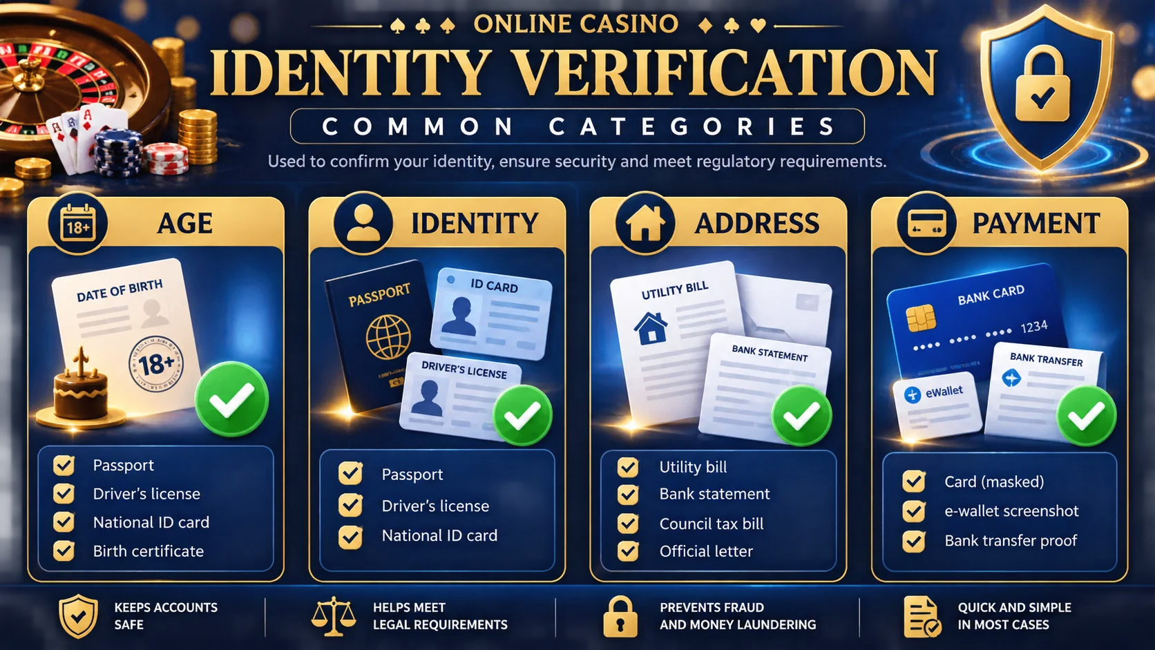 Online Casino KYC: What Identity Verification Usually Requires educational diagram