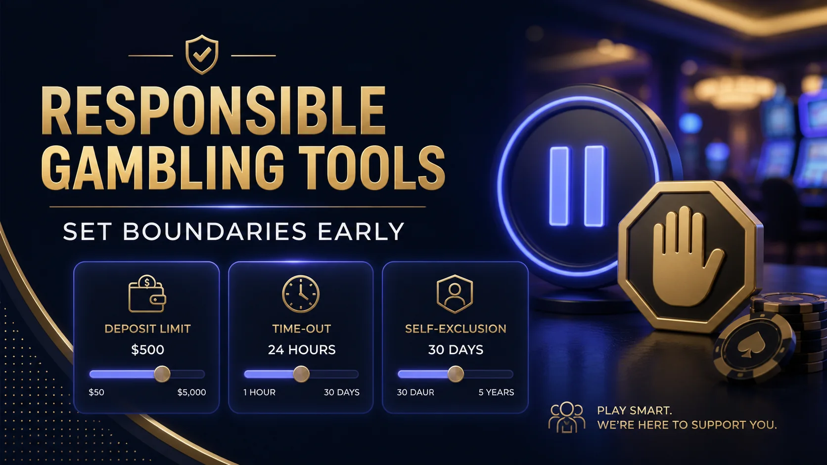 Responsible Gambling Tools: Deposit Limits, Time-Outs and Self-Exclusion