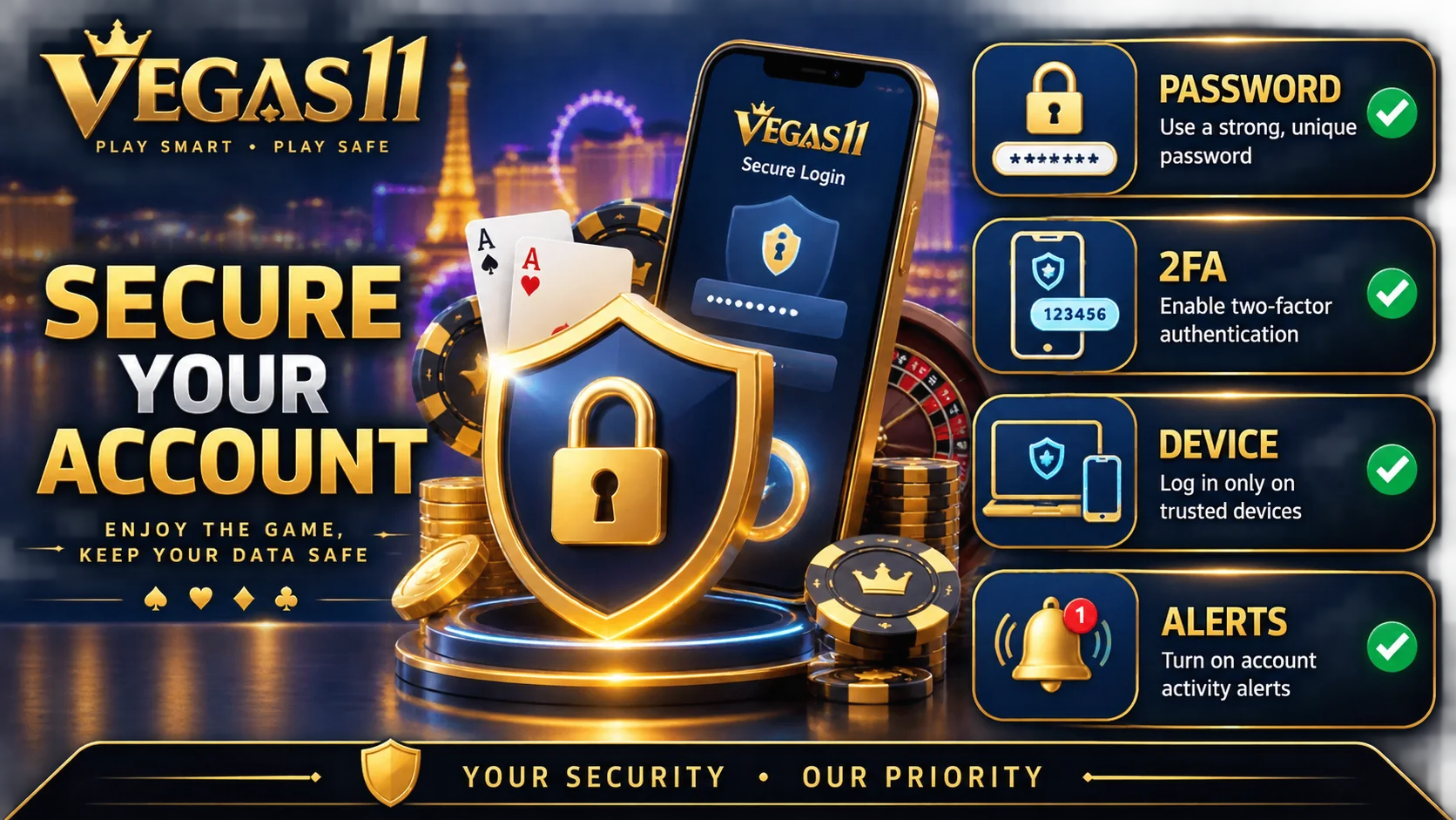 Online Casino Account Security: Passwords, 2FA and Device Checks educational diagram